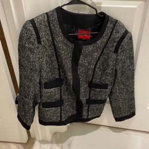Black tweed blazer